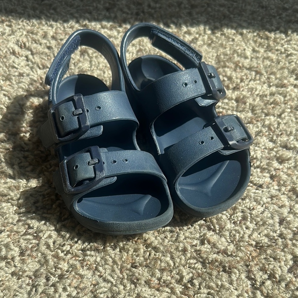 Cat & Jack Blue Sandals with Adjustable Straps